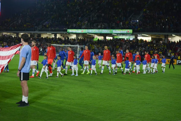 Men National Team Host Ecuador National Team Orlando City Stadium — Stock Photo, Image