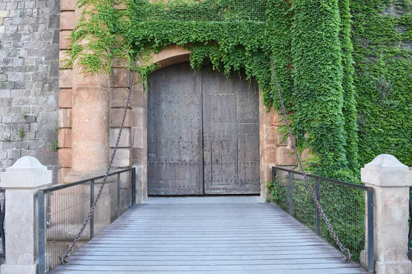 View Old Castle Doors — Stock Photo, Image