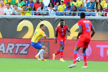 Brezilya, 8 Haziran 2016 tarihinde Orlando Florida 'daki Copa America Centenario' da Haiti ile karşılaştı.. 