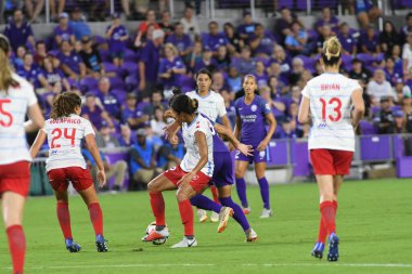 Orland Pride, 25 Ağustos 2018 'de Orlando Florida' daki Exploria Stadyumu 'nda Chicago Red Stars' a ev sahipliği yapıyor..
