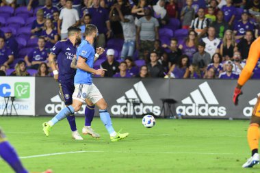 Orlando City 26 Temmuz 2018 'de Florida Exploria Stadyumu' nda NYC FC 'ye ev sahipliği yaptı. Fotoğraf: Marty Jean-Louis