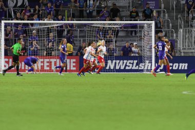 Orland Pride, 25 Ağustos 2018 'de Orlando Florida' daki Exploria Stadyumu 'nda Chicago Red Stars' a ev sahipliği yapıyor..  