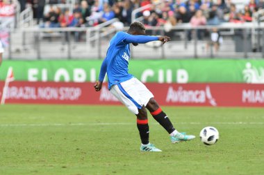 13 Ocak 2018 'de Orlando Florida' daki Spektrum Stadyumu 'nda düzenlenen Florida Kupası' nda Korucular Corinthianlara karşı..