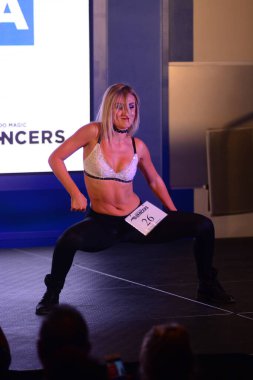 Orlando Magic 28 Temmuz 2016 'da Orlando Florida' daki Amway Center 'da Sihirli Dansçılar Seçmeleri' ne ev sahipliği yapıyor.. 