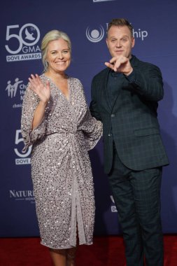 15 Ekim 2019 'da Nashville, Tennessee' deki Linbscome Üniversitesi 'nde verilen 50. GMA Dove Ödülleri sırasında kırmızı halı. 