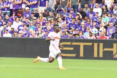 Orlando City, 31 Mart 2018 'de Orlando Florida' daki Exploria Stadyumu 'nda New York Red Bulls' a ev sahipliği yaptı..  