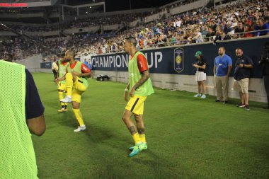 Paris Saint-Germain, Tottenham Hotspur 'a karşı 22 Temmuz 2017' de Orlando Florida 'daki Citrus Bowl' da.  