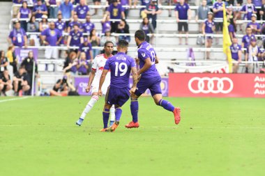 Orlando City, 31 Mart 2018 'de Orlando Florida' daki Exploria Stadyumu 'nda New York Red Bulls' a ev sahipliği yaptı..  
