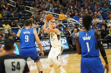 Orlando Magic 10 Kasım 2019 'da Indiana Pacers' ı Amway Center 'da ağırlıyor. Fotoğraf: Marty Jean-Louis