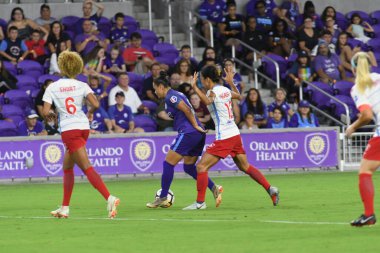 Orland Pride, 25 Ağustos 2018 'de Orlando Florida' daki Exploria Stadyumu 'nda Chicago Red Stars' a ev sahipliği yapıyor..