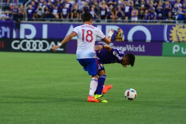 Orlando City, 24 Ağustos 2016 'da Orlando Florida' daki Kamp Dünyası Stadyumunda Toronto FC 'ye ev sahipliği yaptı..