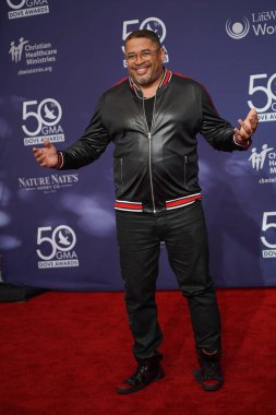 15 Ekim 2019 'da Nashville, Tennessee' deki Linbscome Üniversitesi 'nde verilen 50. GMA Dove Ödülleri sırasında kırmızı halı. 