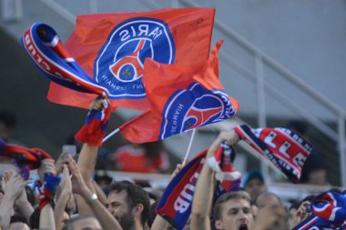 Paris Saint-Germain, Tottenham Hotspur 'a karşı 22 Temmuz 2017' de Orlando Florida 'daki Citrus Bowl' da. 