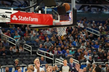 Orlando Magic, Philadelphia 76ers 'ı 13 Kasım 2019 Çarşamba günü Amway Center' da ağırlamaktadır. Fotoğraf: Marty Jean-Louis