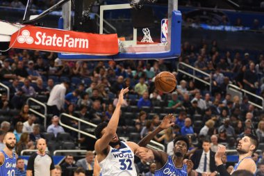 Orlando Magic, 7 Şubat 2019 'da Orlando, Florida' da bulunan Amway Arena 'da Minnesota Timberwolves' a ev sahipliği yapar.. 