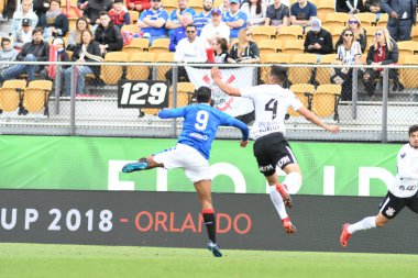 13 Ocak 2018 'de Orlando Florida' daki Spektrum Stadyumu 'nda düzenlenen Florida Kupası' nda Korucular Corinthianlara karşı..