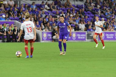Orland Pride, 25 Ağustos 2018 'de Orlando Florida' daki Exploria Stadyumu 'nda Chicago Red Stars' a ev sahipliği yapıyor..  
