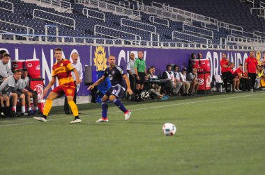 Orlando City SC, 29 Haziran 2016 'da Orlando Florida' daki Kamp Dünyası Stadyumu 'nda Fort Lauderdale Strikers' a ev sahipliği yaptı..