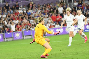 5 Mart 2020 'de Orlando Florida' daki Exploria Stadyumu 'nda düzenlenen 2020 SheBelieves Kupası' nda ABD - İngiltere Karşılaşması 