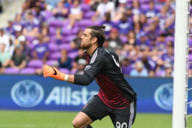 Orlando City 8 Nisan 2018 'de Orlando Florida' daki Exploria Stadyumu 'nda Portland Timbers' a ev sahipliği yaptı..