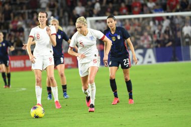 5 Mart 2020 'de Orlando Florida' daki Exploria Stadyumu 'nda düzenlenen 2020 SheBelieves Kupası' nda ABD - İngiltere Karşılaşması 