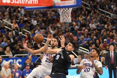 Orlando Magic, Philadelphia 76ers 'ı 14 Kasım 2018' de Orlando Florida 'daki Amway Center' da ağırlıyor..