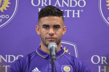 Orlando City SC, Dom Dwyer 'ı tanıtmak için bir basın toplantısı düzenledi..  
