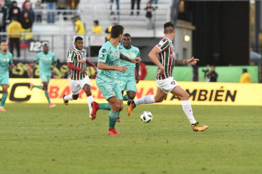 Fluminense, Florida Kupası 'nda 15 Ocak 2018' de Orlando Florida 'da oynanan Spektrum Stadyumu' nda Barcelona SC 'ye karşı..