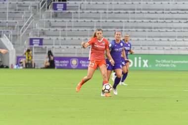 Orlando Pride 28 Haziran 2018 'de Orlando City Stadyumu' nda Houston Dash 'e ev sahipliği yaptı..  