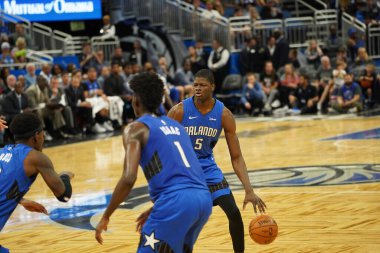 Orlando Magic 10 Kasım 2019 'da Indiana Pacers' ı Amway Center 'da ağırlıyor. Fotoğraf: Marty Jean-Louis
