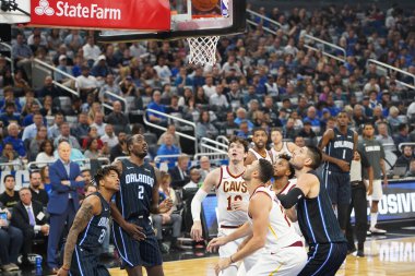 Orlando Magic, Orlando, Florida 'daki sezon açılışında Cleveland Cavaliers' ı Amway Center 'da ağırlıyor..