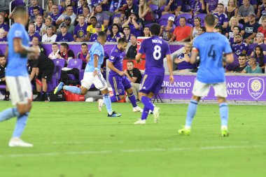 Orlando City 26 Temmuz 2018 'de Florida Exploria Stadyumu' nda NYC FC 'ye ev sahipliği yaptı. Fotoğraf: Marty Jean-Louis