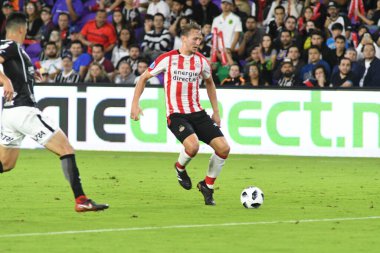 Korintliler, 10 Ocak 2018 'de Orlando City Stadyumu' nda düzenlenen Florida Kupası 'nda PSV Eindhoven' a karşı..  