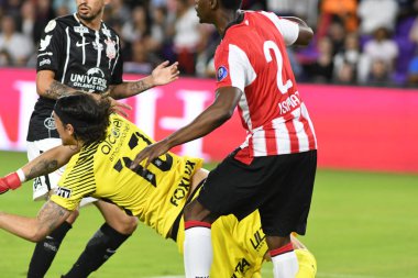 Korintliler, 10 Ocak 2018 'de Orlando City Stadyumu' nda düzenlenen Florida Kupası 'nda PSV Eindhoven' a karşı..  