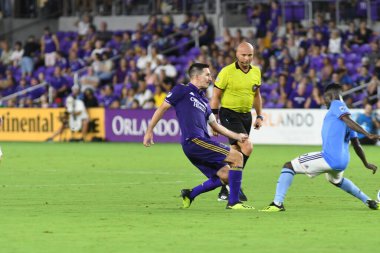 Orlando City 26 Temmuz 2018 'de Florida Exploria Stadyumu' nda NYC FC 'ye ev sahipliği yaptı. Fotoğraf: Marty Jean-Louis