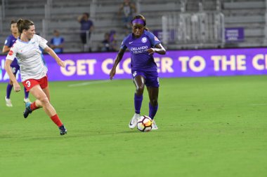 Orland Pride, 25 Ağustos 2018 'de Orlando Florida' daki Exploria Stadyumu 'nda Chicago Red Stars' a ev sahipliği yapıyor..  