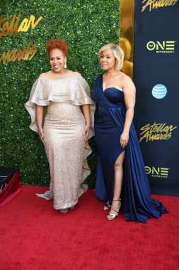 24 Mart 2018 Cumartesi günü Las Vegas 'taki Orleans Resort' ta düzenlenen 33. Yıldız Ödülleri Kırmızı Halı sırasında ünlüler.