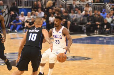 Orlando Magic, Philadelphia 76ers 'ı 25 Mart 2019' da Orlando Florida 'daki Amway Arena' da ağırlıyor.. 