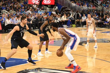 Orlando Magic, Philadelphia 76ers 'ı 14 Kasım 2018' de Orlando Florida 'daki Amway Center' da ağırlıyor..