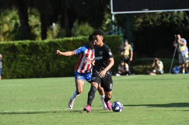 30 Temmuz 2019 'da Orlando Florida' daki Disney 'in Vahşi Spor Dünyası' nda düzenlenen MLS Allstar Haftası sırasında MLS Homegrown oyunu.