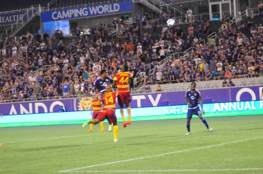 Orlando City SC, 29 Haziran 2016 'da Orlando Florida' daki Kamp Dünyası Stadyumu 'nda Fort Lauderdale Strikers' a ev sahipliği yaptı..