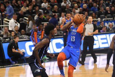 Orlando Magic 29 Ocak 2019 'da Orlando Florida' daki Amway Center 'da OklahomaCity Thunder' a ev sahipliği yaptı. 