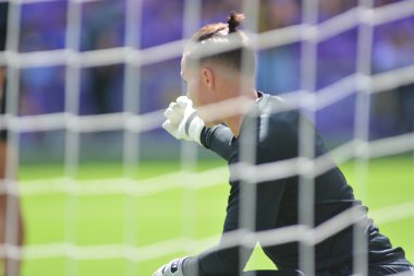 Orlando Pride 22 Nisan 2017 'de Orlando City Stadyumu' nda Washington Spirit 'e ev sahipliği yaptı..  