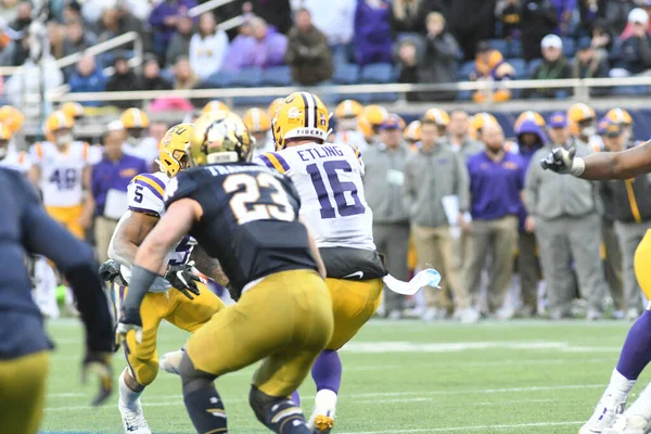 Notre Dame Enfrenta Lsu Durante Citrus Bowl Camping World Stadium — Fotografia de Stock