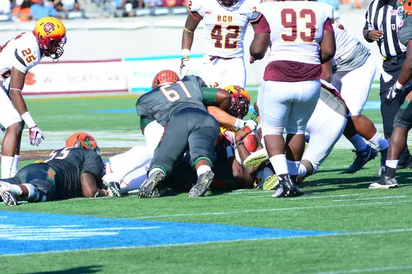 Florida Rattlers Enfrentar Bethune Cookman Wildcats Durig Clássicos Flórida Estádio — Fotografia de Stock