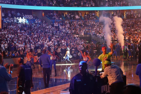 Orlando Magic Hosts Toronto Rapters Během Prvního Kola Play Nba — Stock fotografie