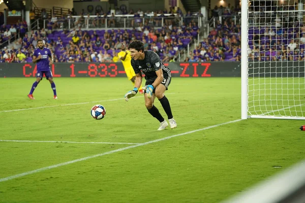 Orlando City Host Columbus Crew Het Orlando City Stadium Juli — Stockfoto