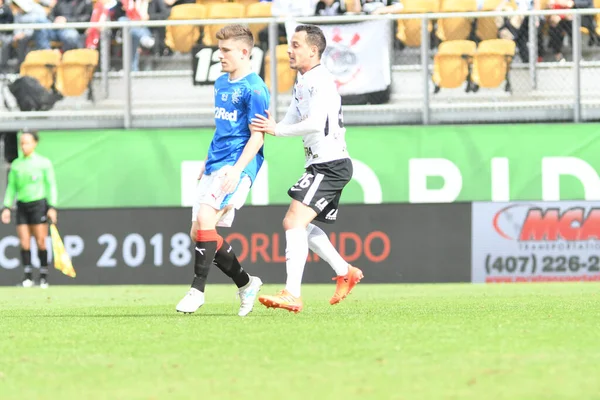 Rangers Gegen Corinthians Während Des Florida Cup Spectrum Stadium Januar — Stockfoto