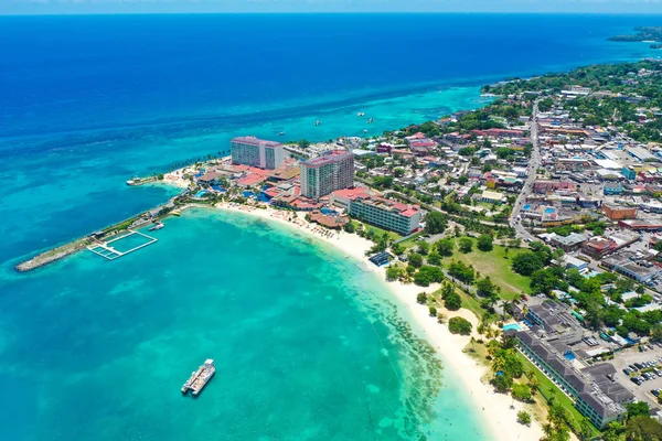 Vacker Utsikt Över Stränderna Ocho Rios Jamaica Sommardag — Stockfoto
