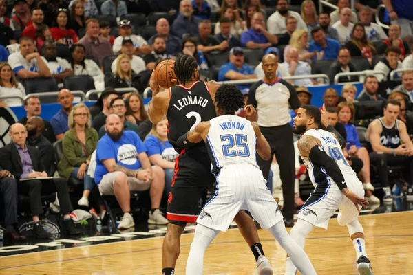 Orlando Magic Hosts Toronto Rapters Nba Playoff Amway Arena Orlando — Stock Photo, Image